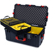 Pelican 1626 Air Case, Black with Red Handles & Latches ColorCase