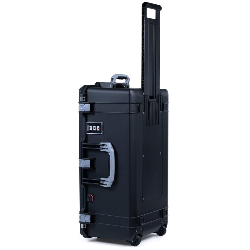 Pelican 1626 Air Case, Black with Silver Handles & Latches ColorCase 