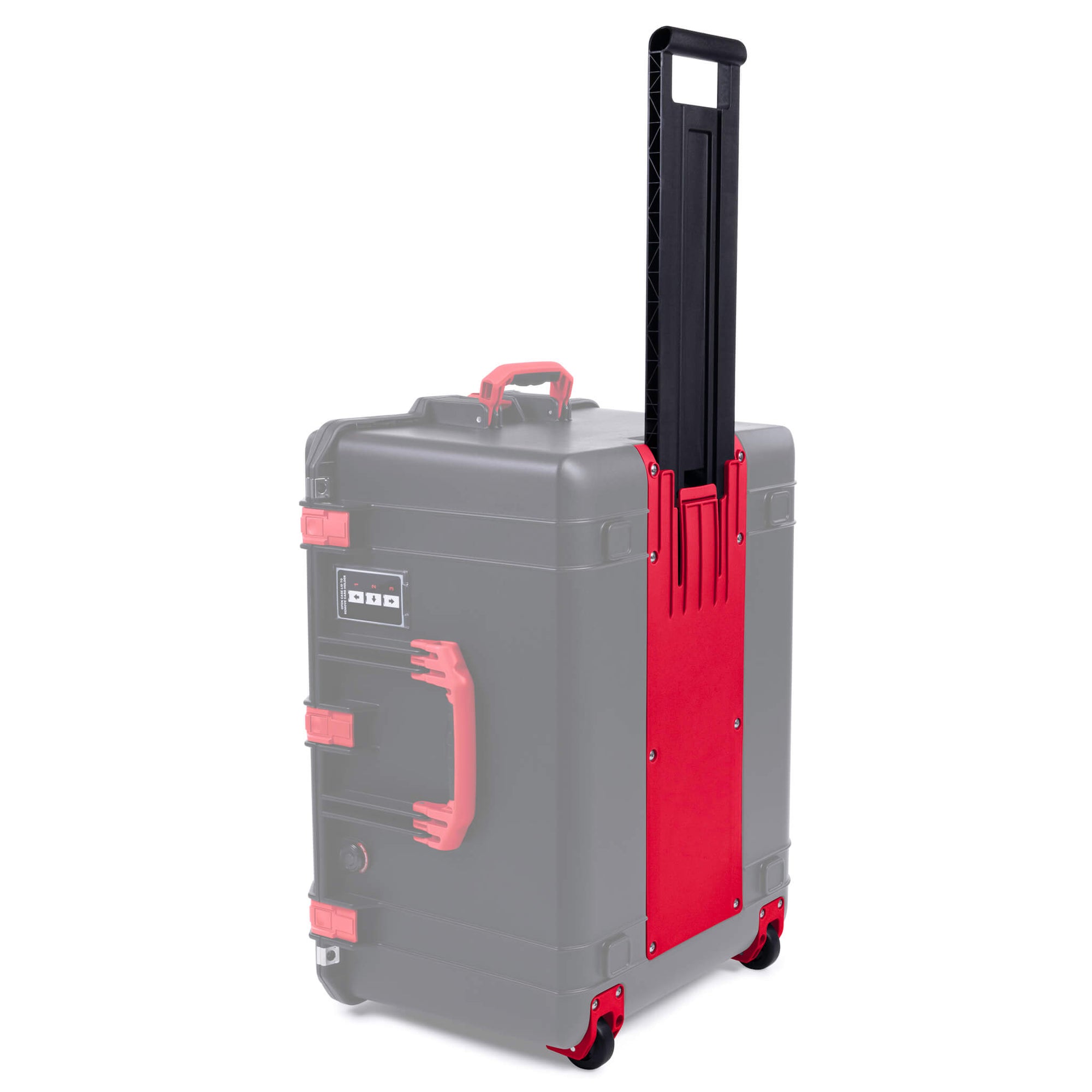 Pelican 1637 Air Replacement Trolley & Wheel Assembly, Red