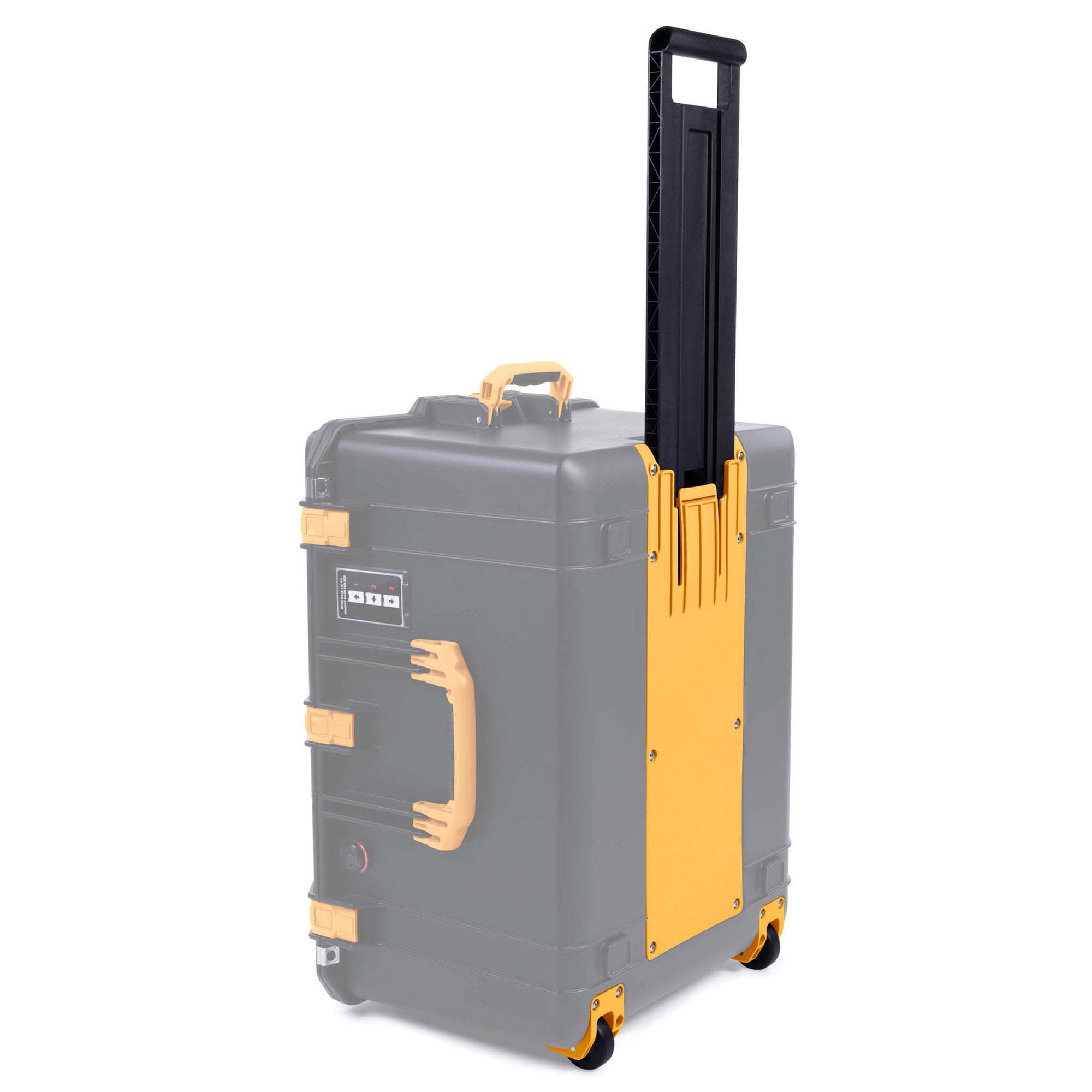 Pelican 1637 Air Replacement Trolley & Wheel Assembly, Yellow