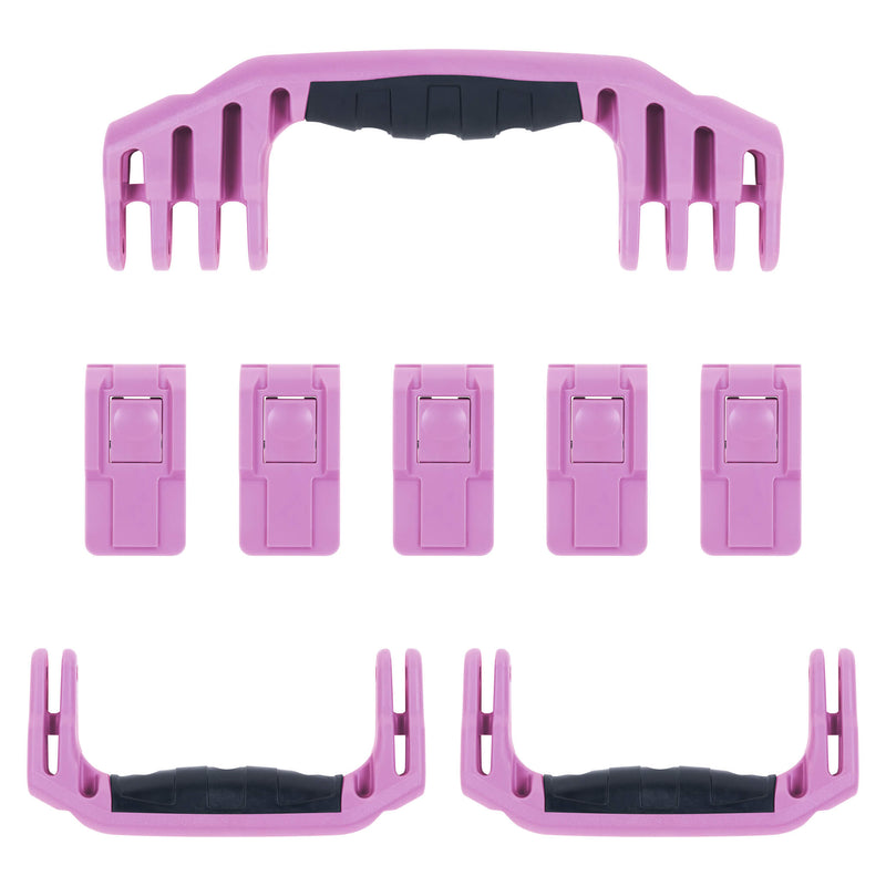 Pelican 1646 Air Replacement Handles & Latches, Magenta (Set of 3 Handles, 5 Latches)