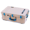 Pelican 1650 Case, Desert Tan with Blue Handles & Latches ColorCase