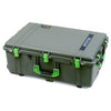 Pelican 1650 Case, OD Green with Lime Green Handles & Latches ColorCase