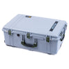 Pelican 1650 Case, Silver with OD Green Handles & Latches ColorCase