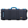 Pelican 1700 Protector Long Case, Black with Blue Handles & Latches (Gen2) ColorCase