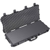 Pelican 1700 Protector Long Case, Black (Gen2) Pick & Pluck Foam with Convoluted Lid Foam ColorCase 017000-0001-110-110