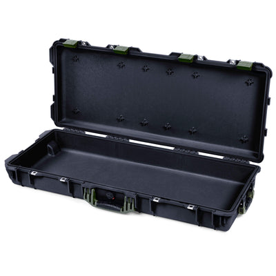 Pelican 1700 Protector Long Case, Black with OD Green Handles & Latches (Gen2)