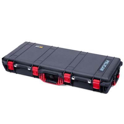 Pelican 1700 Protector Long Case, Black with Red Handles & Latches (Gen2)