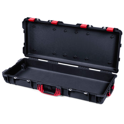 Pelican 1700 Protector Long Case, Black with Red Handles & Latches (Gen2)