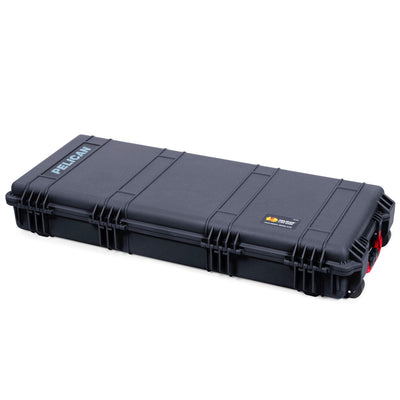 Pelican 1700 Protector Long Case, Black with Red Handles & Latches (Gen2)