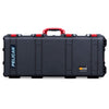 Pelican 1700 Protector Long Case, Black with Red Handles & Latches (Gen2)