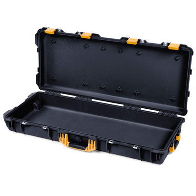 Pelican 1700 Protector Long Case, Black with Yellow Handles & Latches (Gen2)