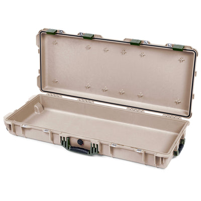 Pelican 1700 Protector Long Case, Desert Tan with OD Green Handles & Latches (Gen2)