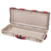 Pelican 1700 Protector Long Case, Desert Tan with Red Handles & Latches (Gen2) None (Case Only) ColorCase 017000-0000-310-320