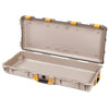 Pelican 1700 Protector Long Case, Desert Tan with Yellow Handles & Latches (Gen2) None (Case Only) ColorCase 017000-0000-310-240