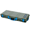 Pelican 1700 Protector Long Case, OD Green with Blue Handles & Latches (Gen2) ColorCase