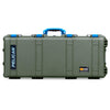 Pelican 1700 Protector Long Case, OD Green with Blue Handles & Latches (Gen2) ColorCase