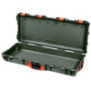 Pelican 1700 Protector Long Case, OD Green with Orange Handles & Latches (Gen2)