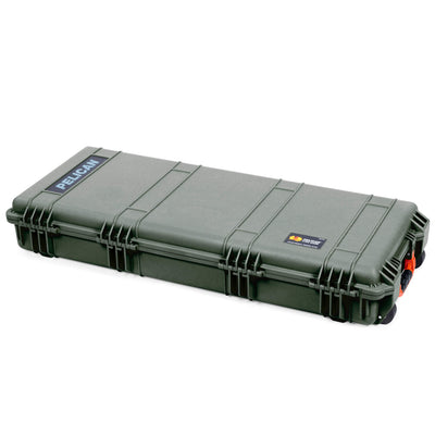 Pelican 1700 Protector Long Case, OD Green with Orange Handles & Latches (Gen2) ColorCase