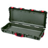 Pelican 1700 Protector Long Case, OD Green with Red Handles & Latches (Gen2)