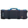 Pelican 1720 Protector Long Case, Black with Blue Handles & Latches (Gen2)