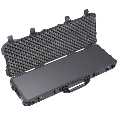 Pelican 1720 Protector Long Case, Black (LVMPD) Solid Foam with Convoluted Lid Foam ColorCase 017200-0002-110-110-LVMPD