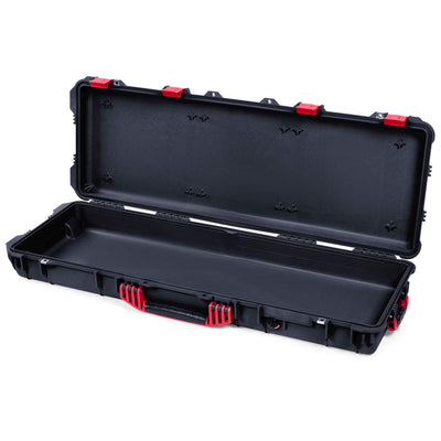 Pelican 1720 Protector Long Case, Black with Red Handles & Latches (Gen2) None (Case Only) ColorCase 017200-0000-110-320