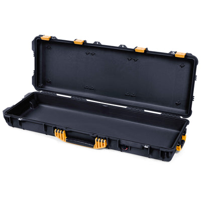 Pelican 1720 Protector Long Case, Black with Yellow Handles & Latches (Gen2) None (Case Only) ColorCase 017200-0000-110-240