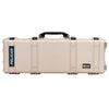 Pelican 1720 Protector Long Case, Desert Tan with Black Handles & Latches (Gen2)