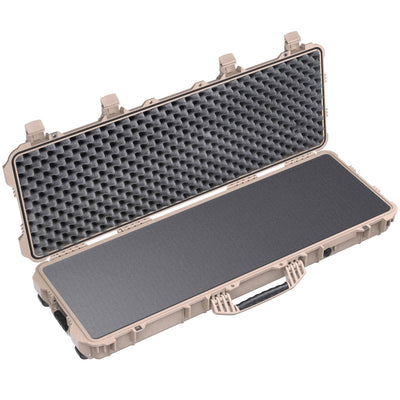 Pelican 1720 Protector Long Case, Desert Tan (Gen2) Pick & Pluck Foam with Convoluted Lid Foam ColorCase 017200-0001-310-310