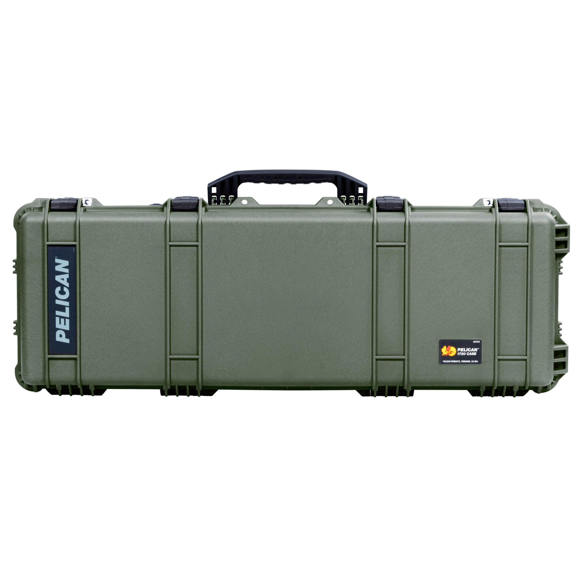 Pelican 1720 Protector Long Case, OD Green with Black Handles & Latches (Gen2)