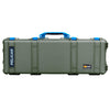 Pelican 1720 Protector Long Case, OD Green with Blue Handles & Latches (Gen2)