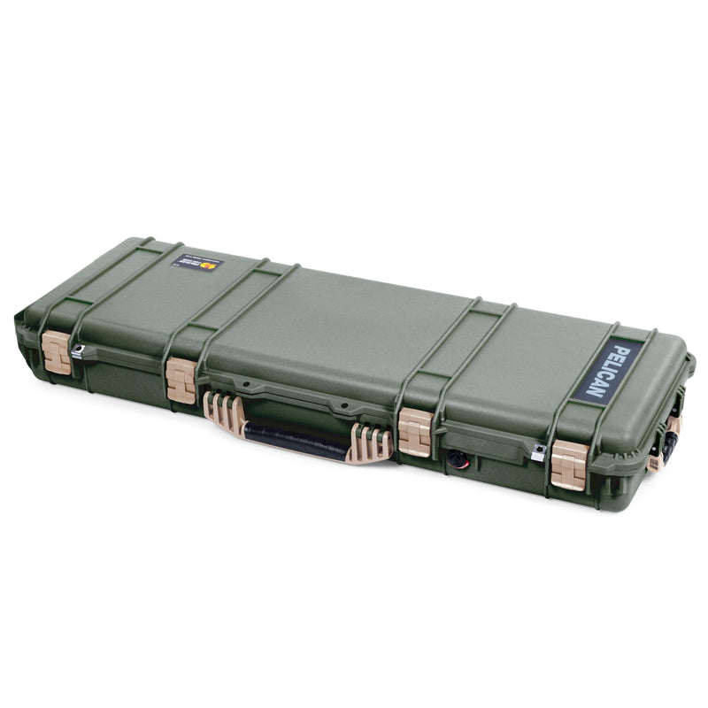 Pelican 1720 Protector Long Case, OD Green with Desert Tan Handles & Latches (Gen2) ColorCase 