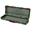 Pelican 1720 Protector Long Case, OD Green with Red Handles & Latches (Gen2) None (Case Only) ColorCase 017200-0000-130-320