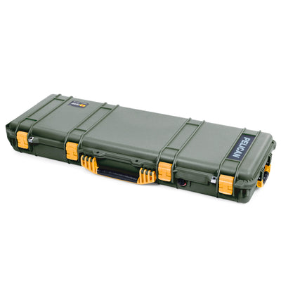 Pelican 1720 Protector Long Case, OD Green with Yellow Handles & Latches (Gen2) ColorCase