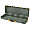 Pelican 1720 Protector Long Case, OD Green with Yellow Handles & Latches (Gen2)