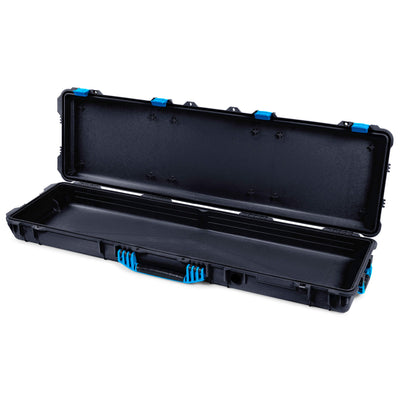 Pelican 1750 Protector Long Case, Black with Blue Handles & Latches (Gen2)