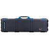 Pelican 1750 Protector Long Case, Black with Blue Handles & Latches (Gen2)