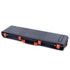 Pelican 1750 Protector Long Case, Black with Orange Handles & Latches (Gen2)