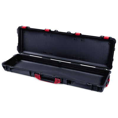 Pelican 1750 Protector Long Case, Black with Red Handles & Latches (Gen2)