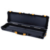 Pelican 1750 Protector Long Case, Black with Yellow Handles & Latches (Gen2)