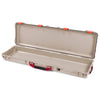 Pelican 1750 Protector Long Case, Desert Tan with Red Handles & Latches (Gen2)