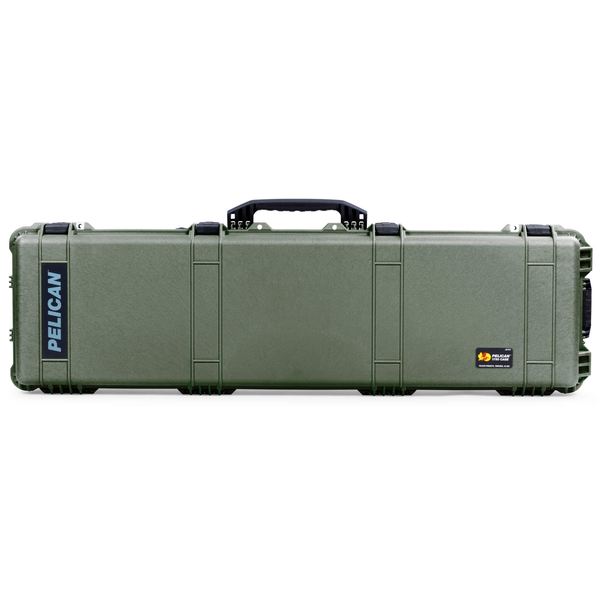 Pelican 1750 Protector Long Case, OD Green with Black Handles & Latches (Gen2) ColorCase 