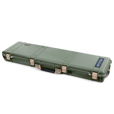 Pelican 1750 Protector Long Case, OD Green with Desert Tan Handles & Latches (Gen2) ColorCase