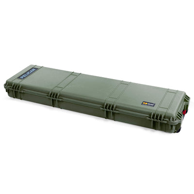 Pelican 1750 Protector Long Case, OD Green with Red Handles & Latches (Gen2) ColorCase