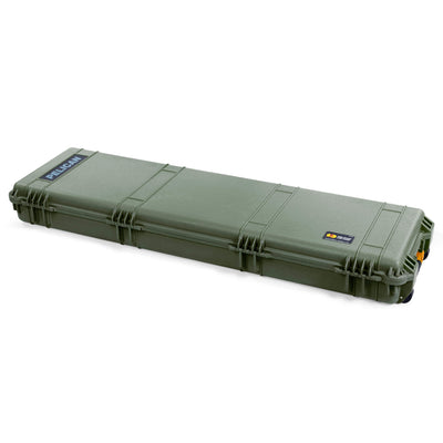 Pelican 1750 Protector Long Case, OD Green with Yellow Handles & Latches (Gen2) ColorCase