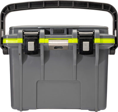 Pelican 14QT Personal Cooler Dark Gray / Green ColorCase 14Q-1-DKGRYEGRN