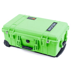 Pelican 1510 Lime Green Case - Easy Rolling Design