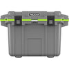 50QT Elite Cooler Dark Gray / Green ColorCase 50Q-1-DKGRYEGRN